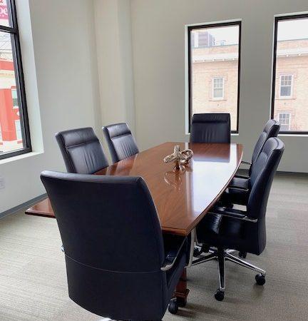 conference room long table with chairs